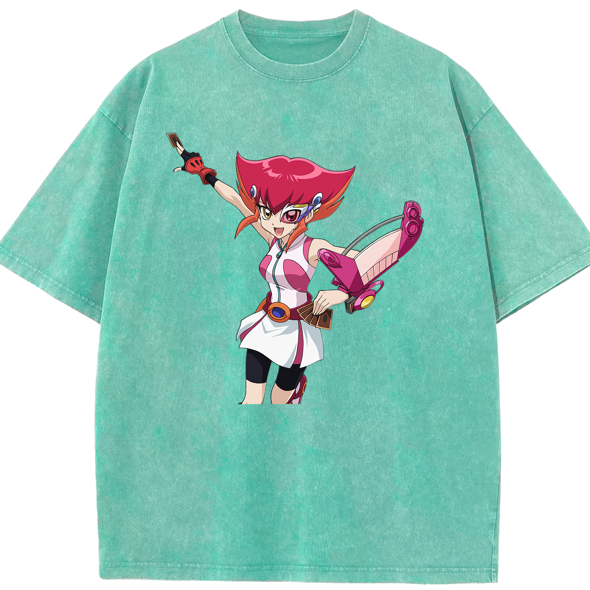 （画像用） 遊☆戯☆王 Yu-Gi-Oh! 綿100% ヴィンテージ風 半袖Tシャツ（フロントプリント）